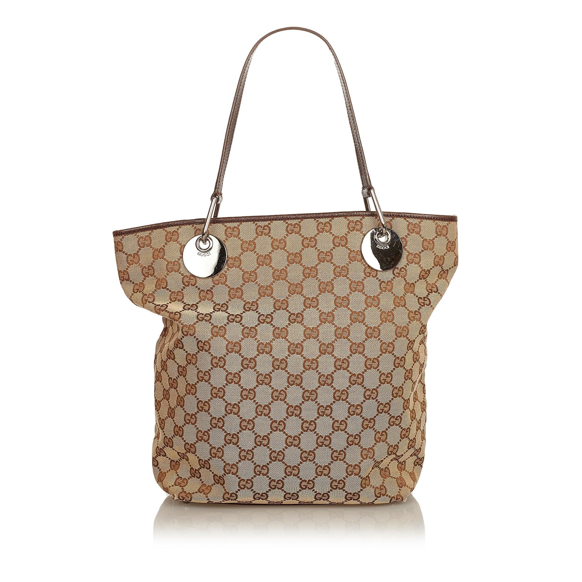 Gucci GG Canvas Eclipse Tote Bag (SHG-31835)