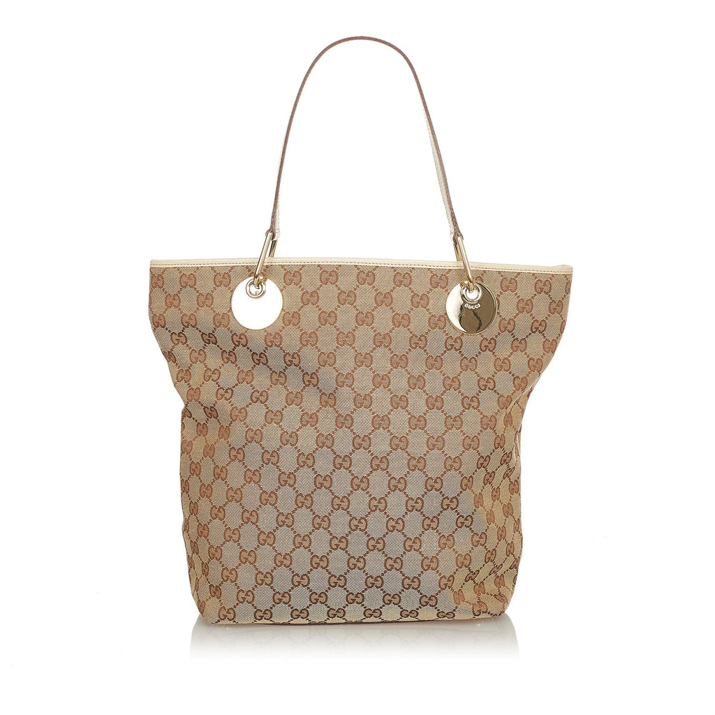 Gucci GG Canvas Eclipse Tote Bag (SHG-31932)
