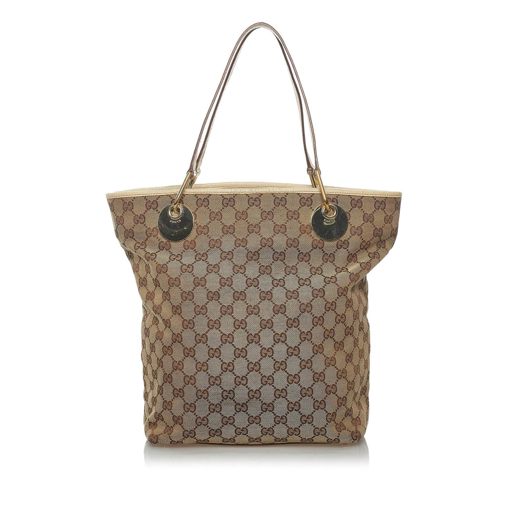 Gucci GG Canvas Eclipse Tote Bag (SHG-33763)