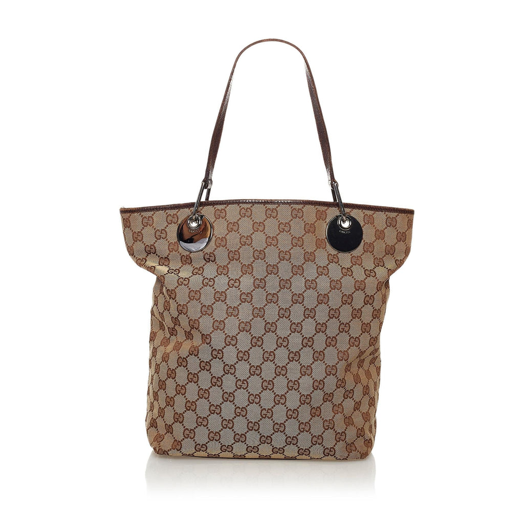 Gucci GG Canvas Eclipse Tote Bag (SHG-34151)