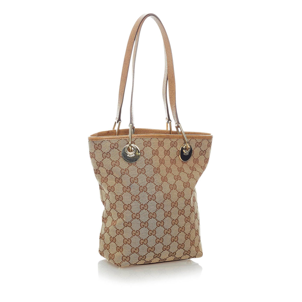 Gucci GG Canvas Eclipse Tote Bag (SHG-34752)