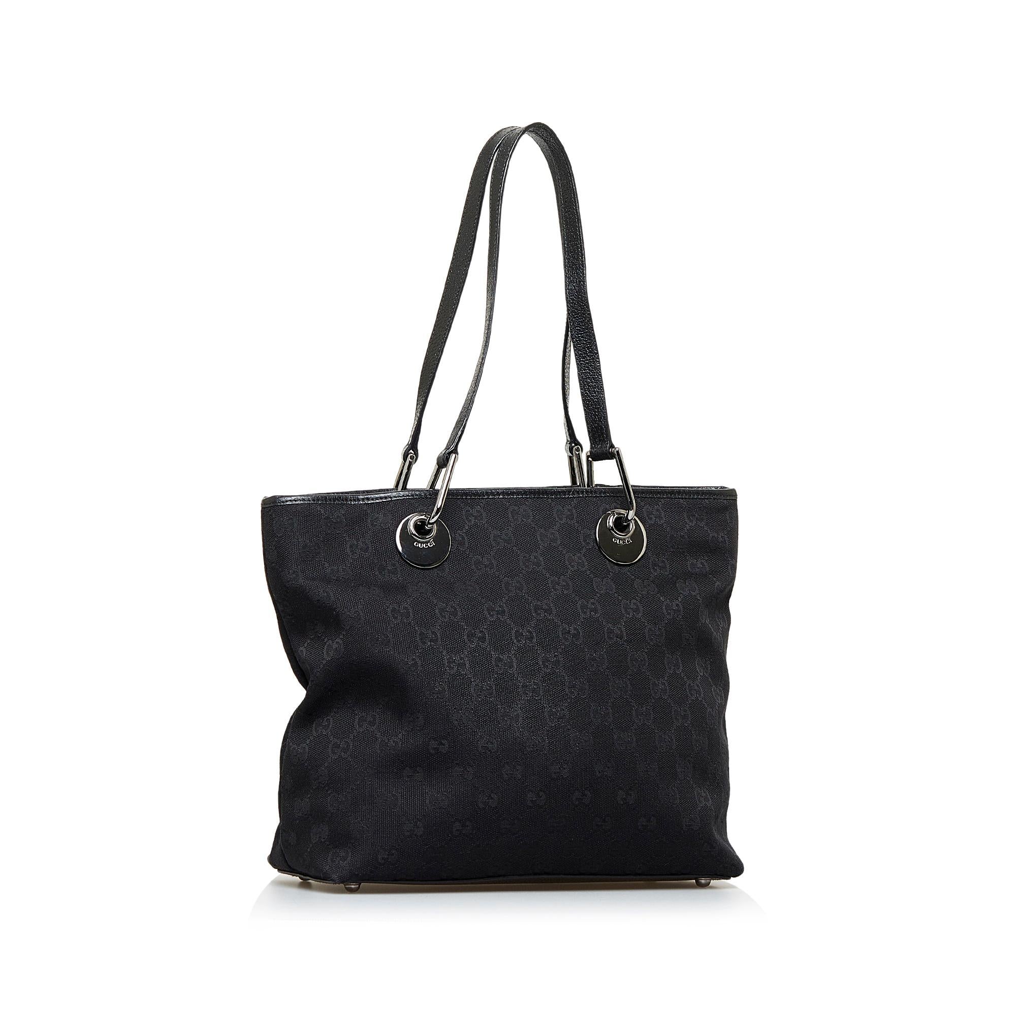 Gucci GG Canvas Eclipse Tote (SHG-Sh4gwE)