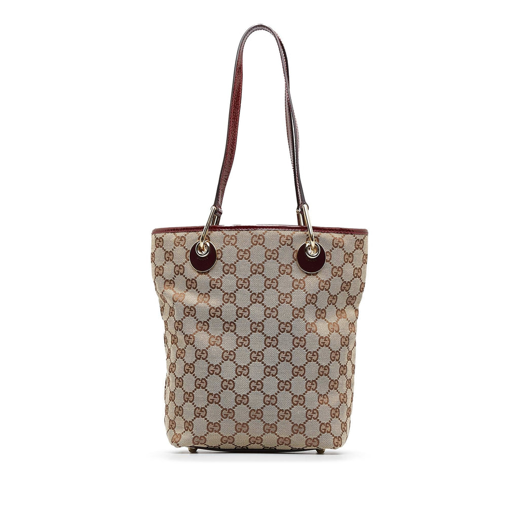 Gucci GG Canvas Eclipse Tote (SHG-PaKaf2)
