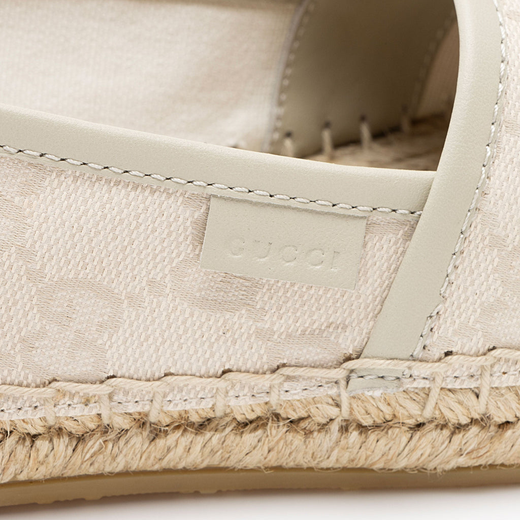 Gucci GG Canvas Espadrilles - Size 6.5 / 36.5