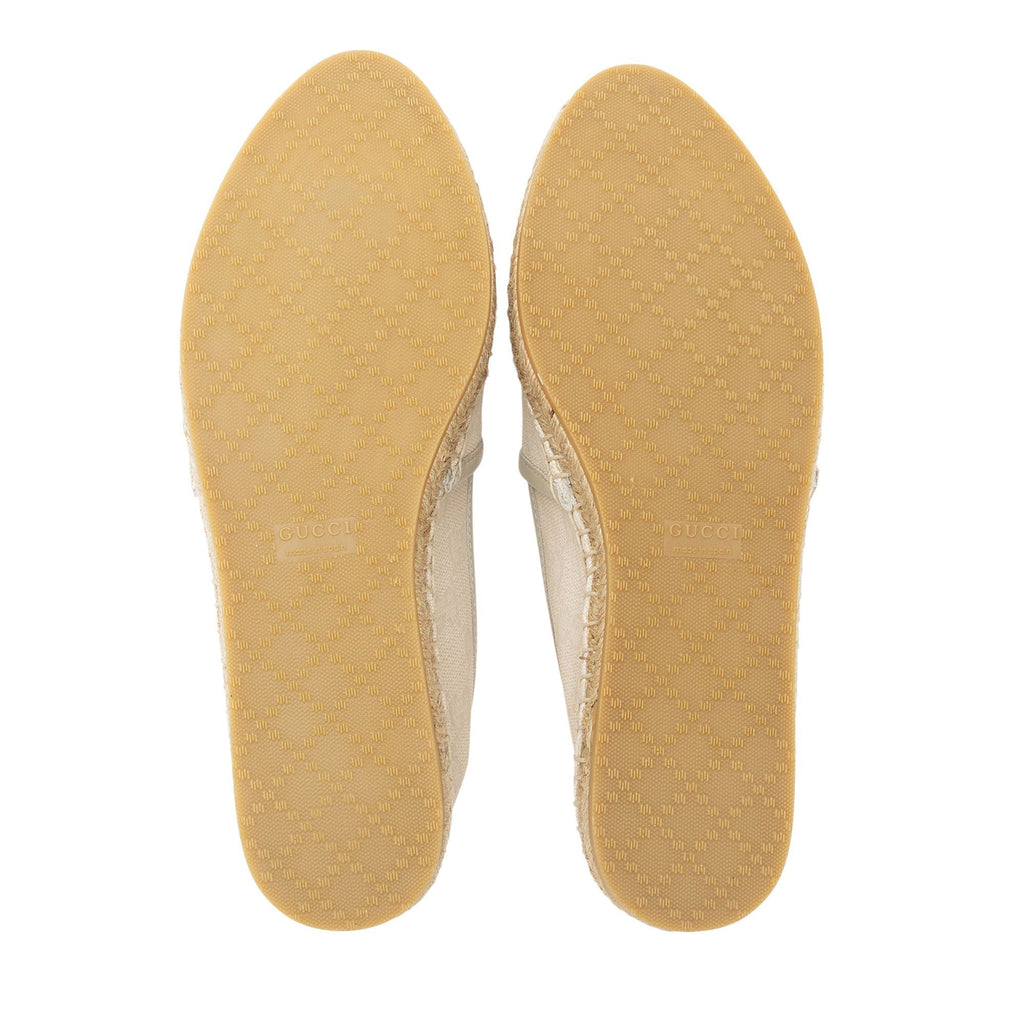Gucci GG Canvas Espadrilles - Size 6.5 / 36.5