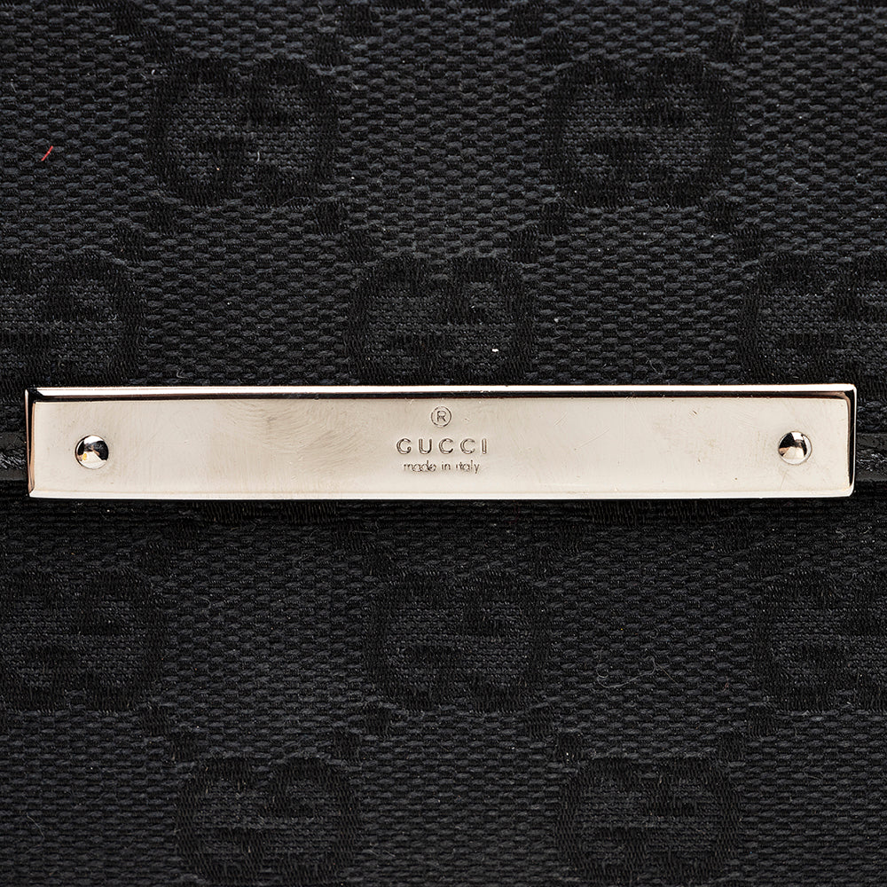 Gucci Gucci Canvas Flap Continental Wallet - FINAL SALE (SHF-19909)