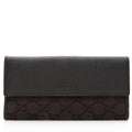 Gucci Gucci Canvas Flap Continental Wallet (SHF-20696)