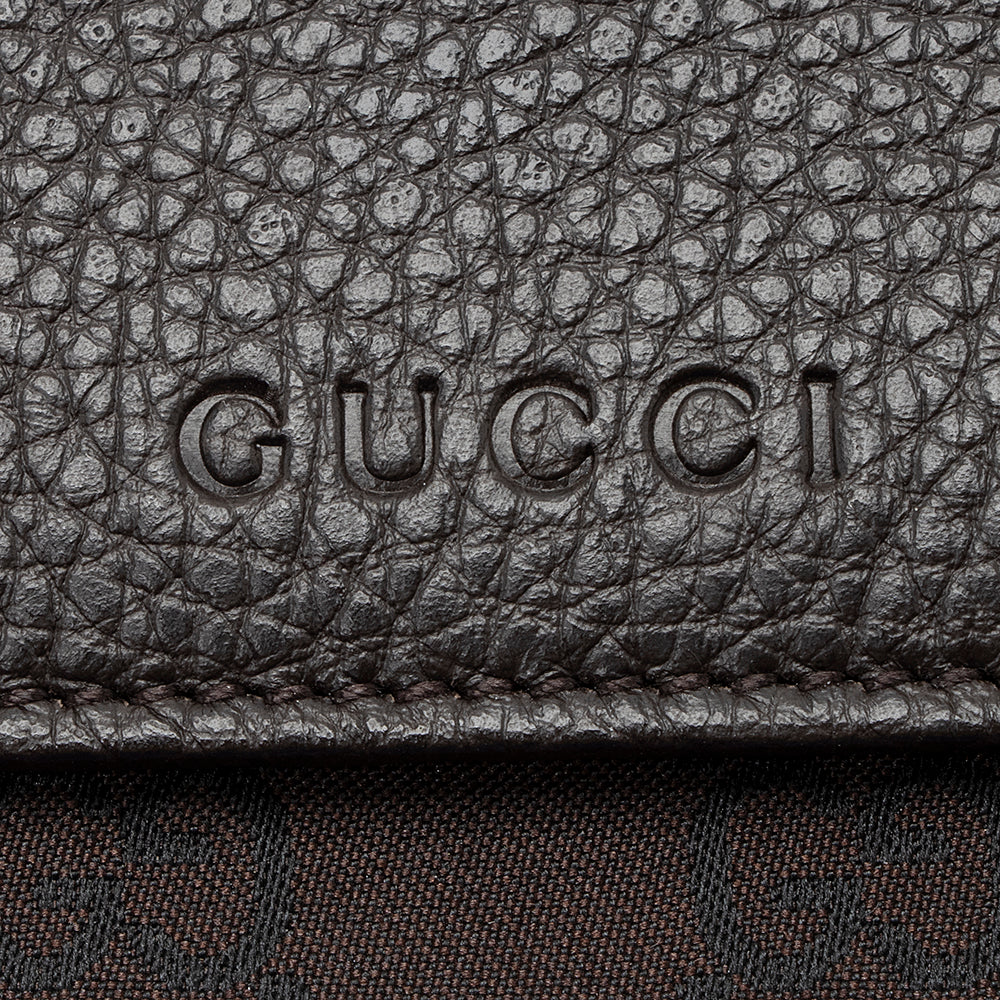 Gucci Gucci Canvas Flap Continental Wallet (SHF-20696)