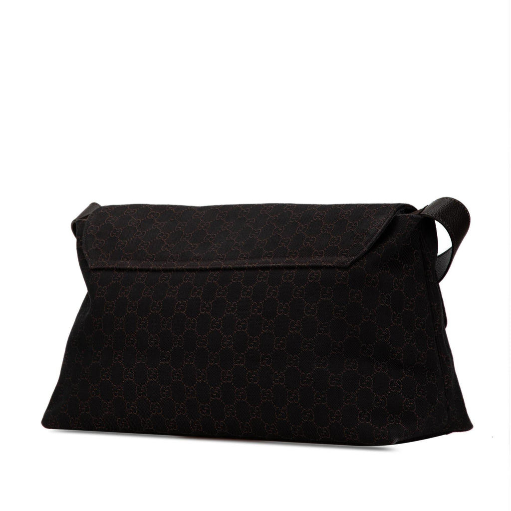 Gucci GG Canvas Flap Crossbody (SHG-ekq1Cm)