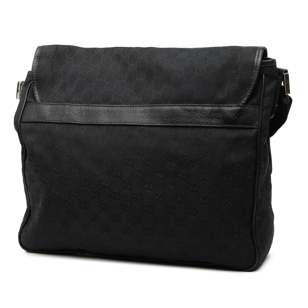 Gucci GG Canvas Flap MessLBger Bag