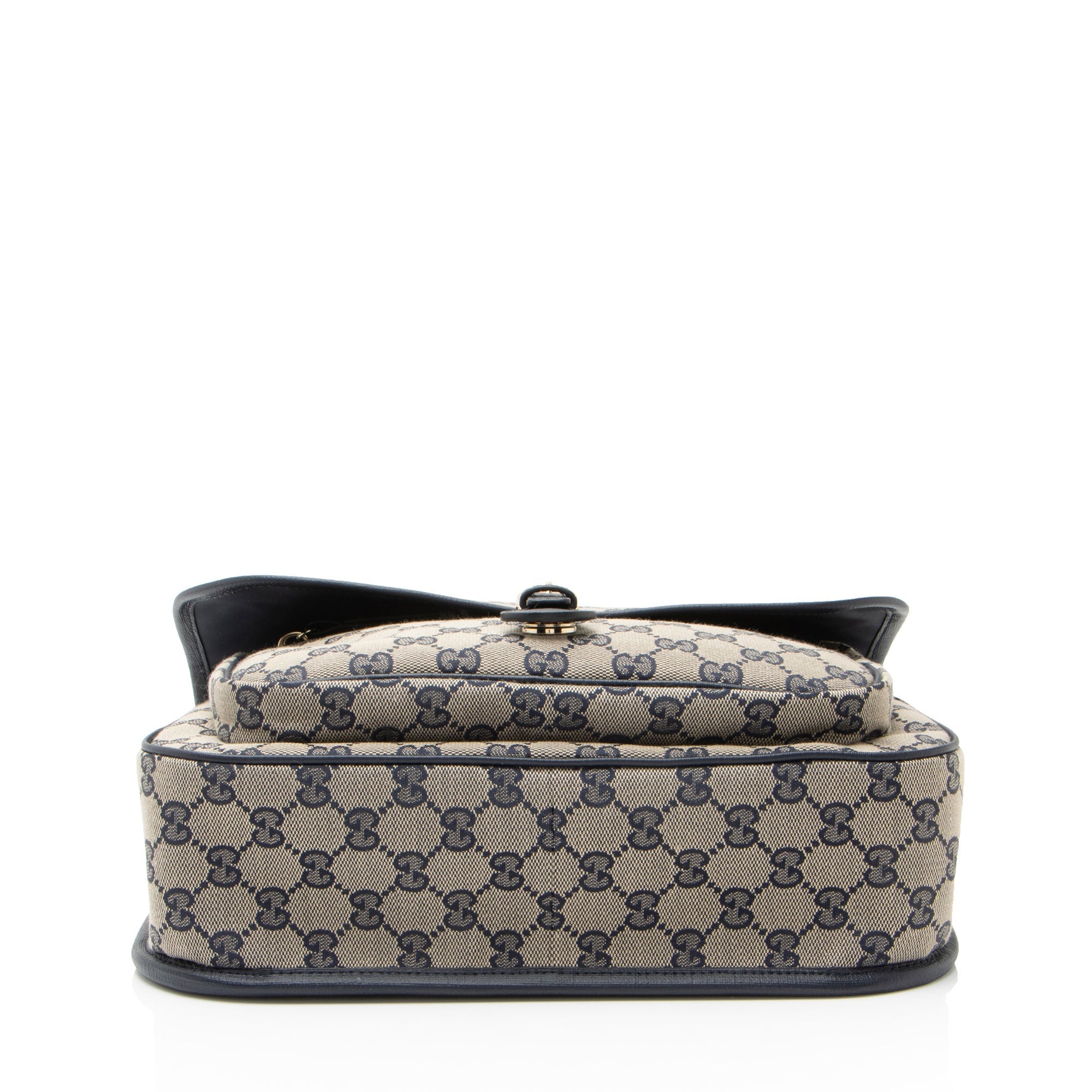 Gucci GG Canvas Buckle Flap MessLBger