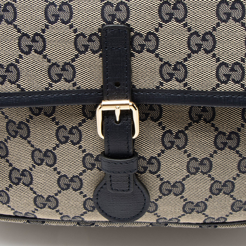 Gucci GG Canvas Buckle Flap MessLBger
