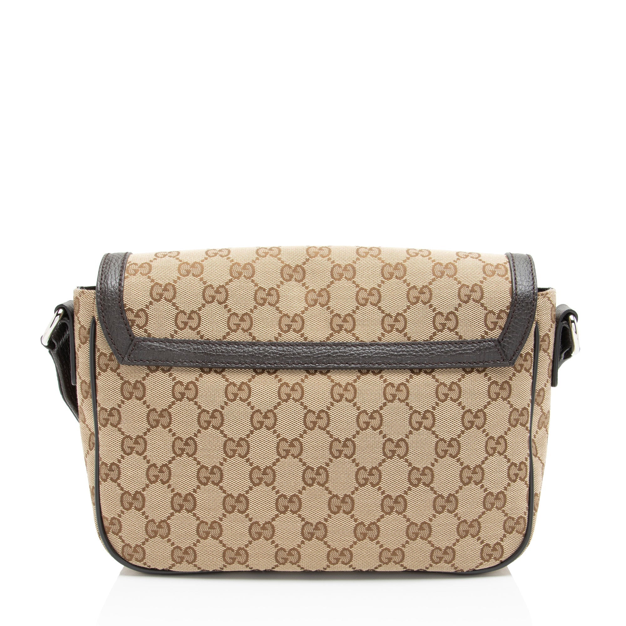 Gucci GG Canvas Flap Small MessLBger