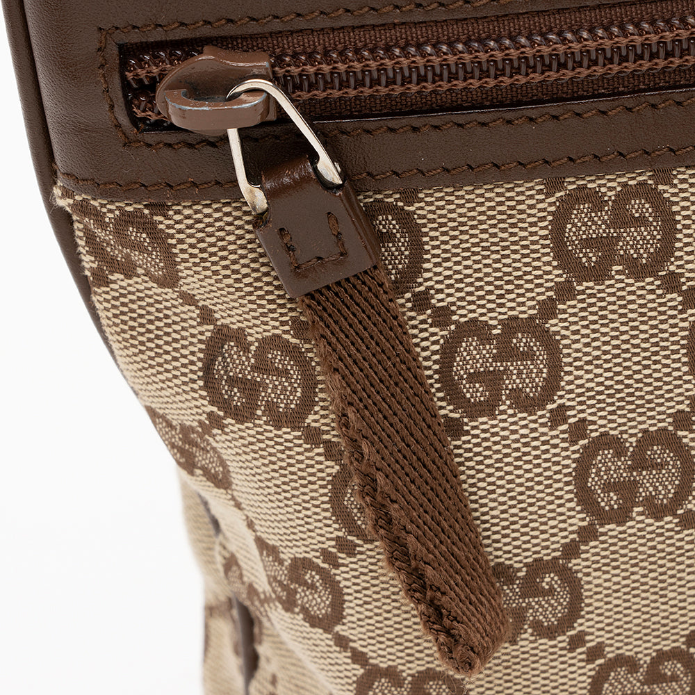 Gucci GG Canvas Flat Messenger Bag (SHF-22088)
