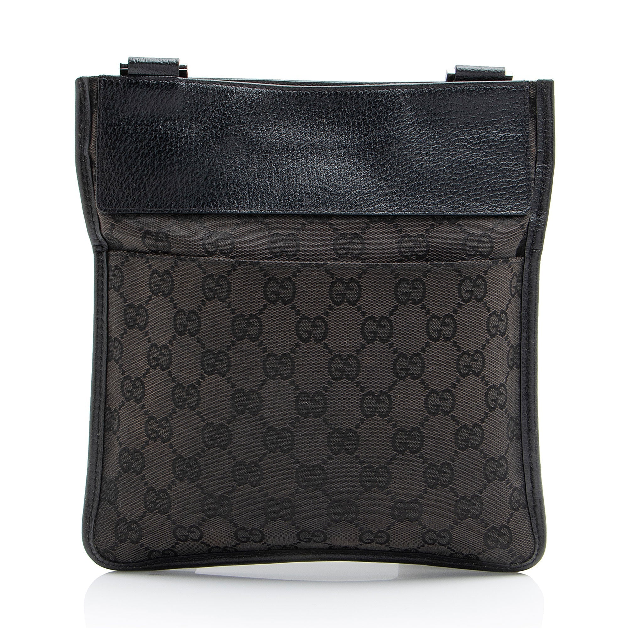 Gucci GG Canvas Flat Messenger (SHF-Br9CH5)