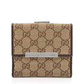 Gucci GG Canvas French Wallet (SHF-Acn7sT)