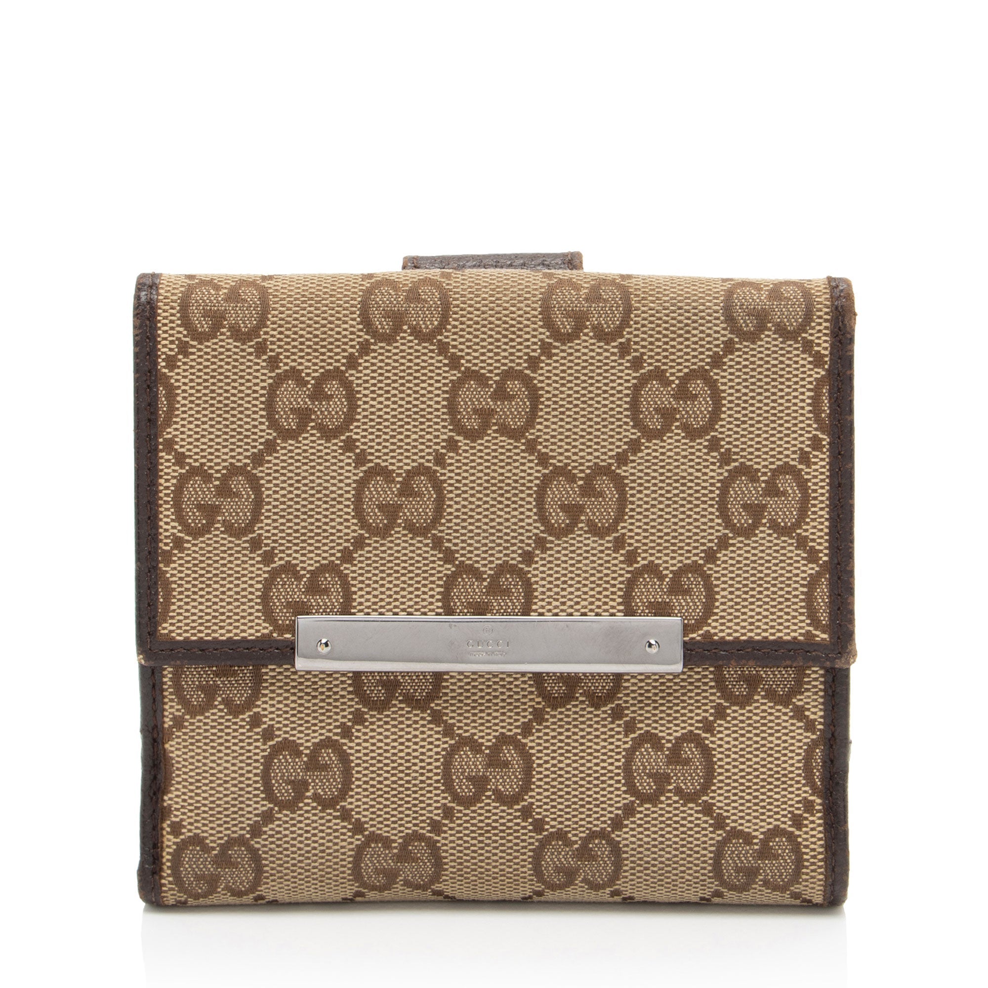 Gucci GG Canvas French Wallet (SHF-Acn7sT)