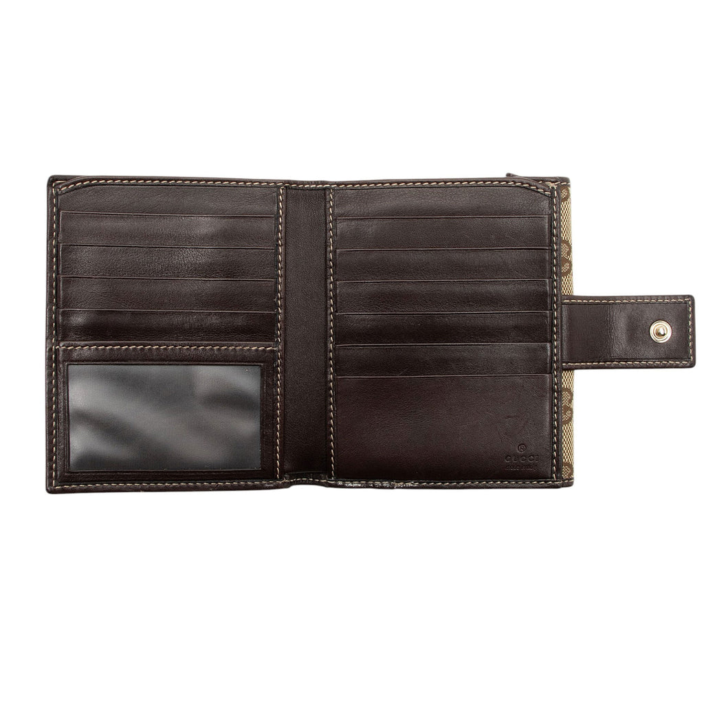 Gucci GG Canvas New Britt FrLBch Wallet