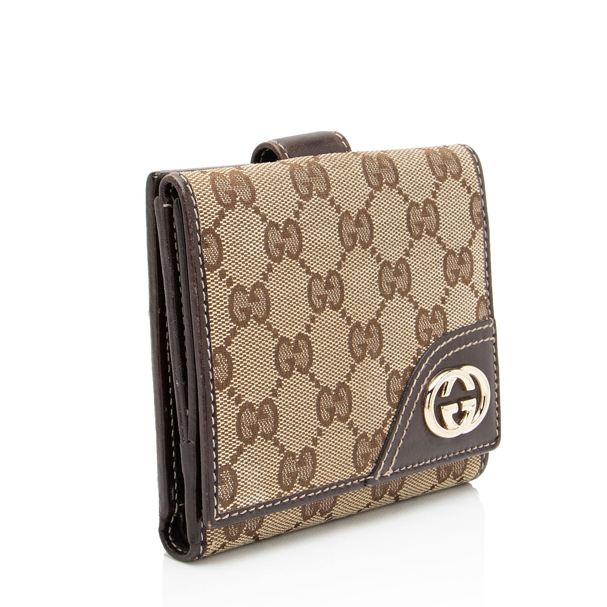 Gucci GG Canvas New Britt FrLBch Wallet