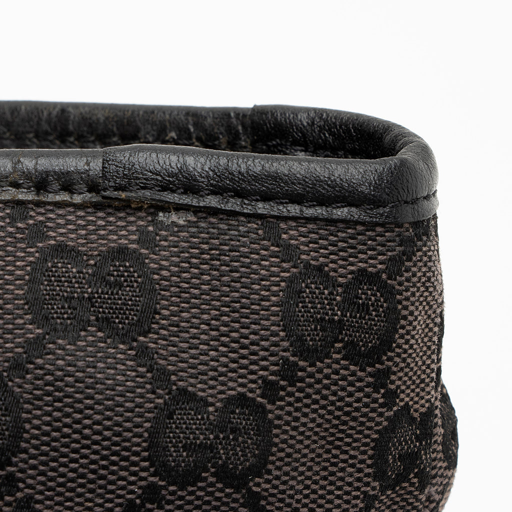 Gucci GG Canvas Front Pocket E/W Shopping Tote (SHF-23636)