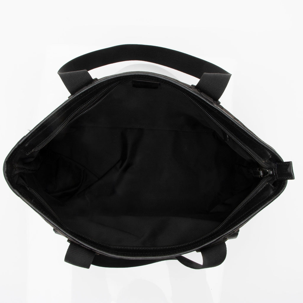 Gucci GG Canvas Front Pocket E/W Shopping Tote (SHF-23636)