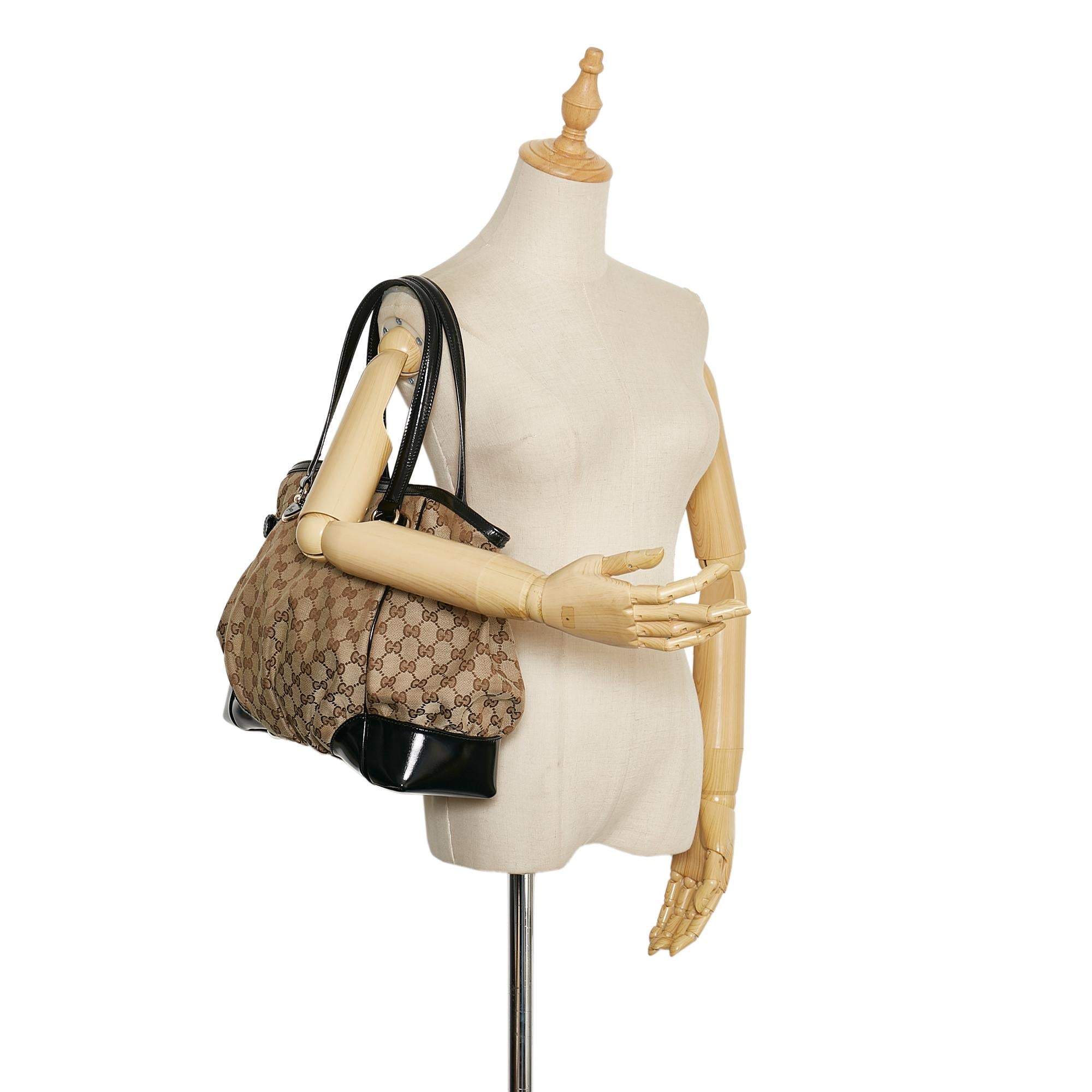 Gucci GG Canvas Full Moon Tote Bag (SHG-36496)