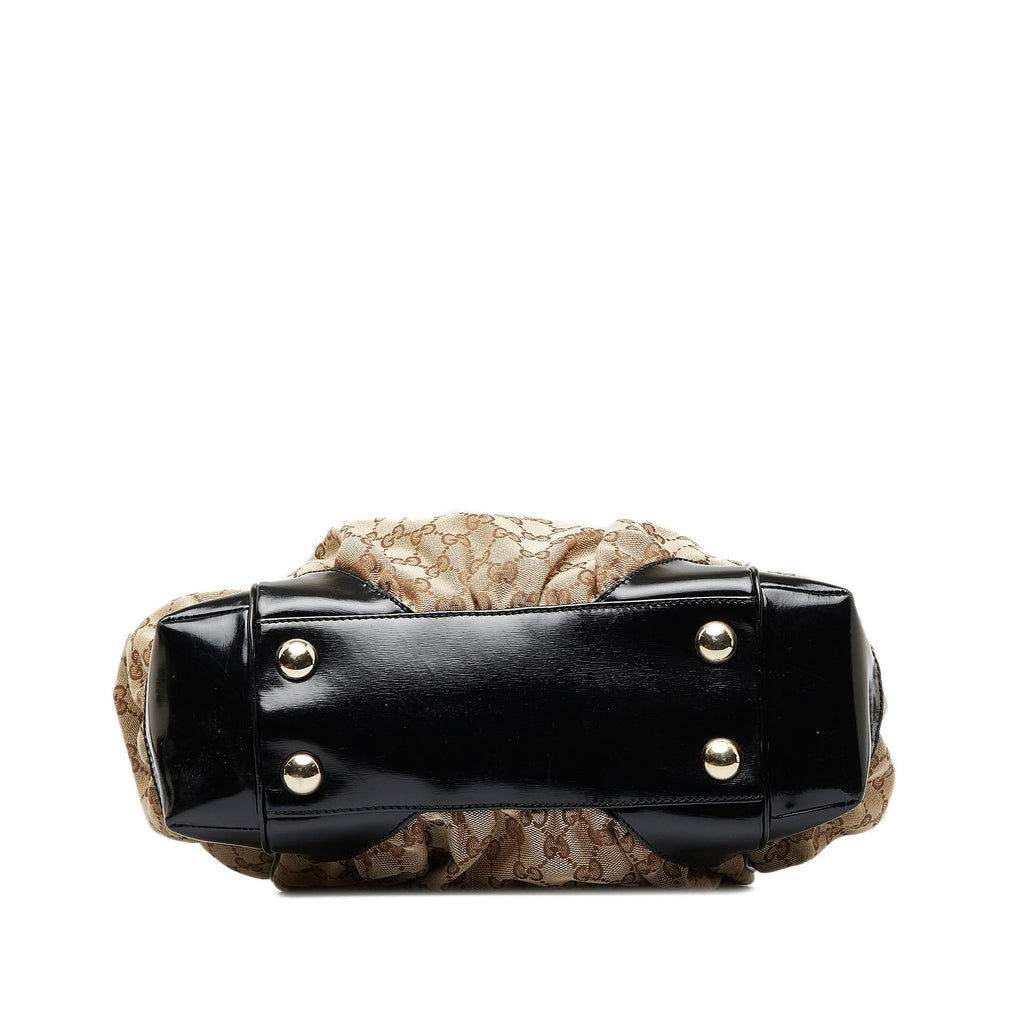 Gucci GG Canvas Full Moon Tote Bag (SHG-Jae2HT)