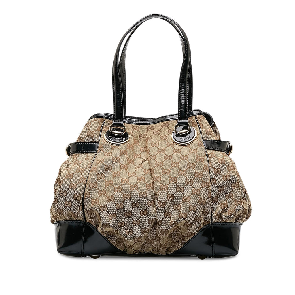 Gucci GG Canvas Full Moon Tote Bag (SHG-V7LMS1)