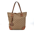 Gucci GG Canvas GG Charm Tote (SHG-s2pq0g)