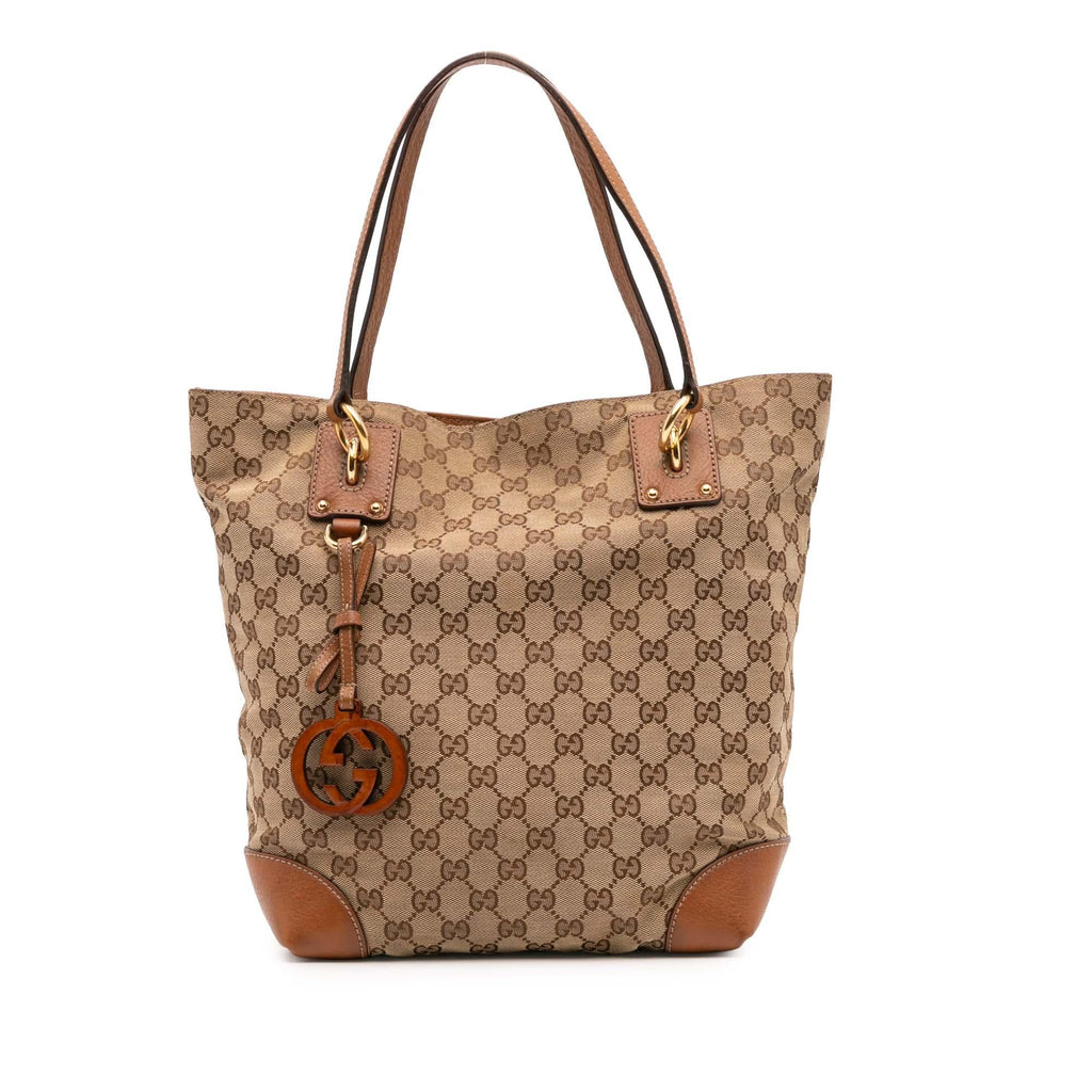 Gucci GG Canvas GG Charm Tote