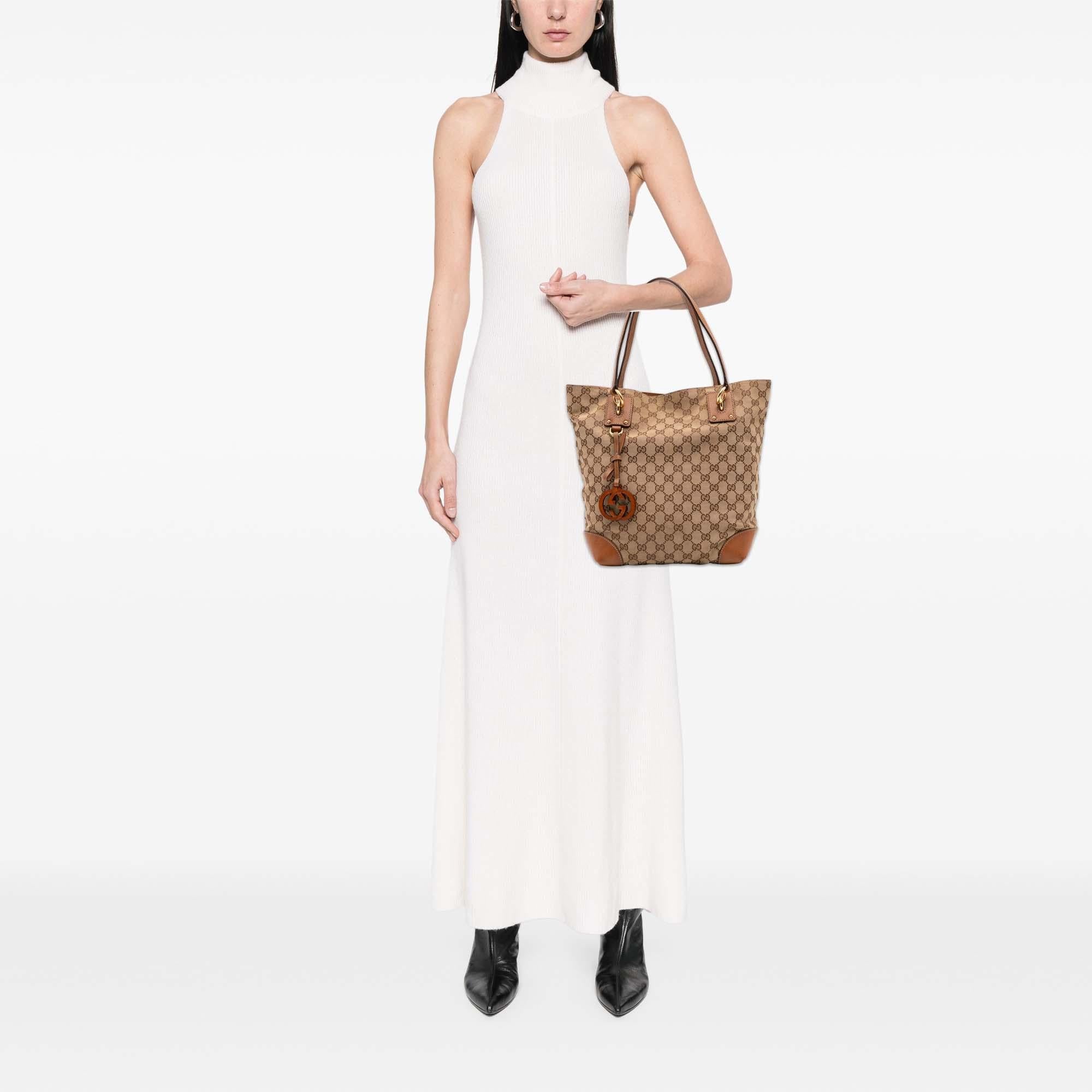 Gucci GG Canvas GG Charm Tote