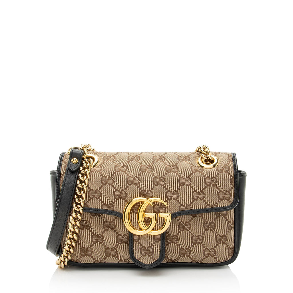 Gucci Matelasse GG Canvas GG Marmont Small Flap Bag