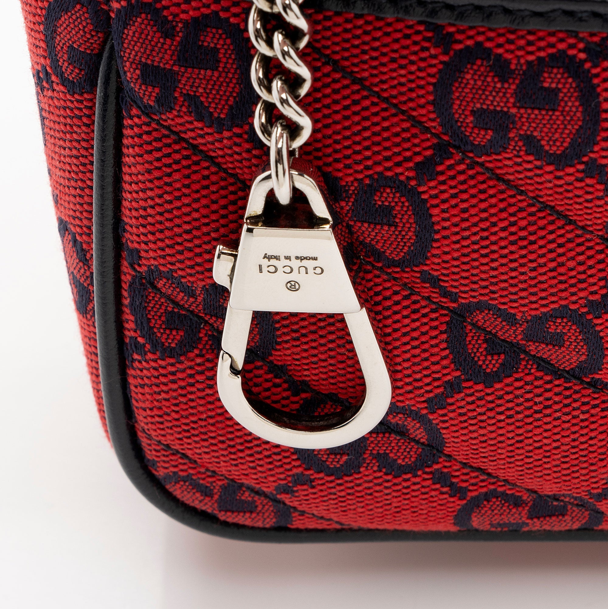 Gucci GG Canvas GG Marmont Mini Flap Bag