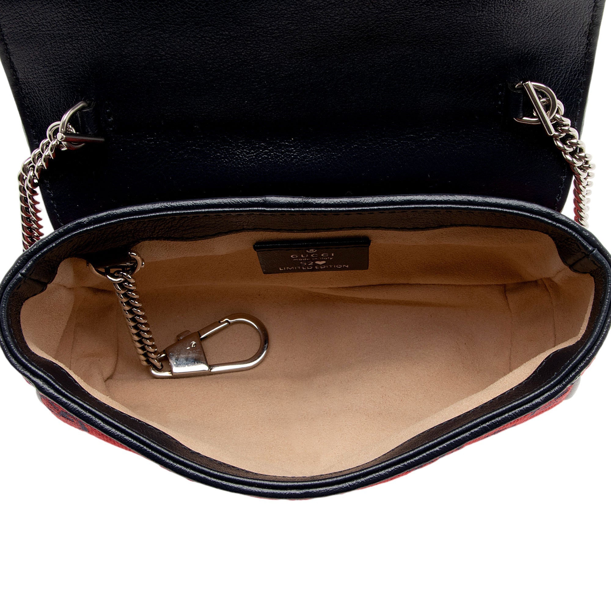 Gucci GG Canvas GG Marmont Mini Flap Bag