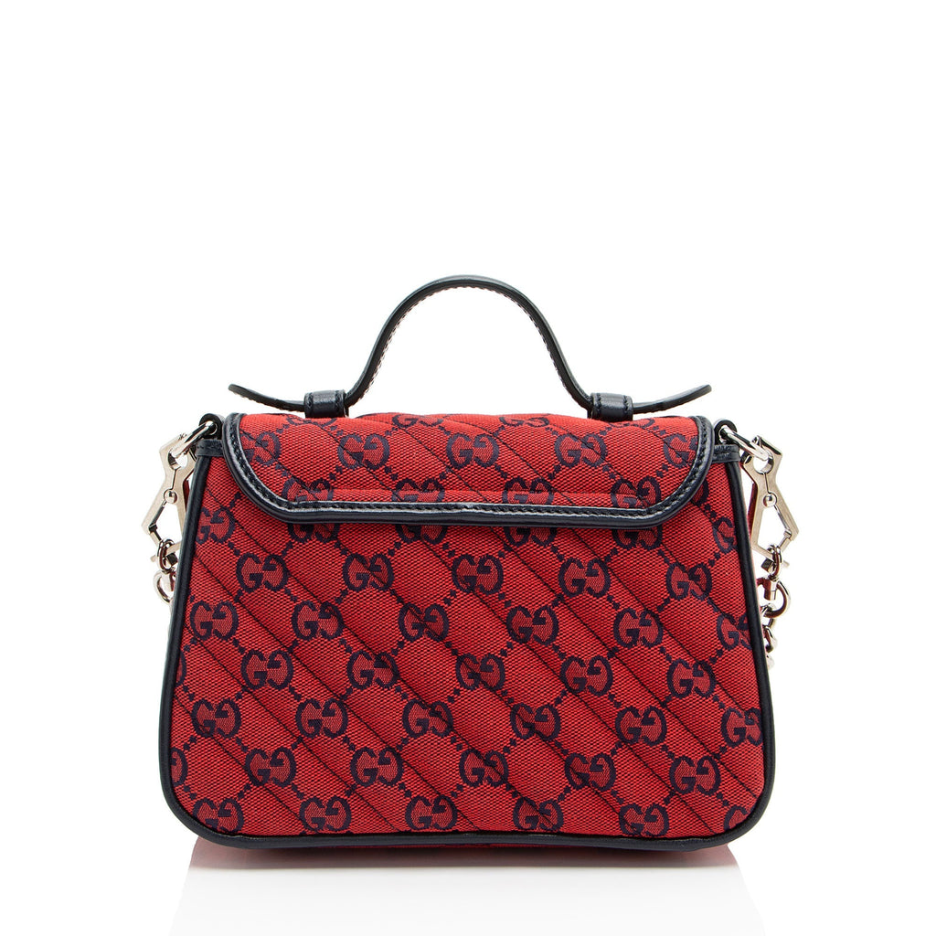 Gucci GG Canvas GG Marmont Mini Top Handle