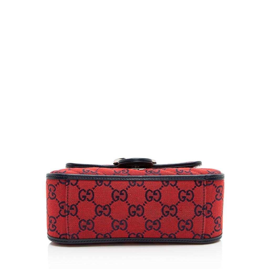 Gucci GG Canvas GG Marmont Mini Top Handle