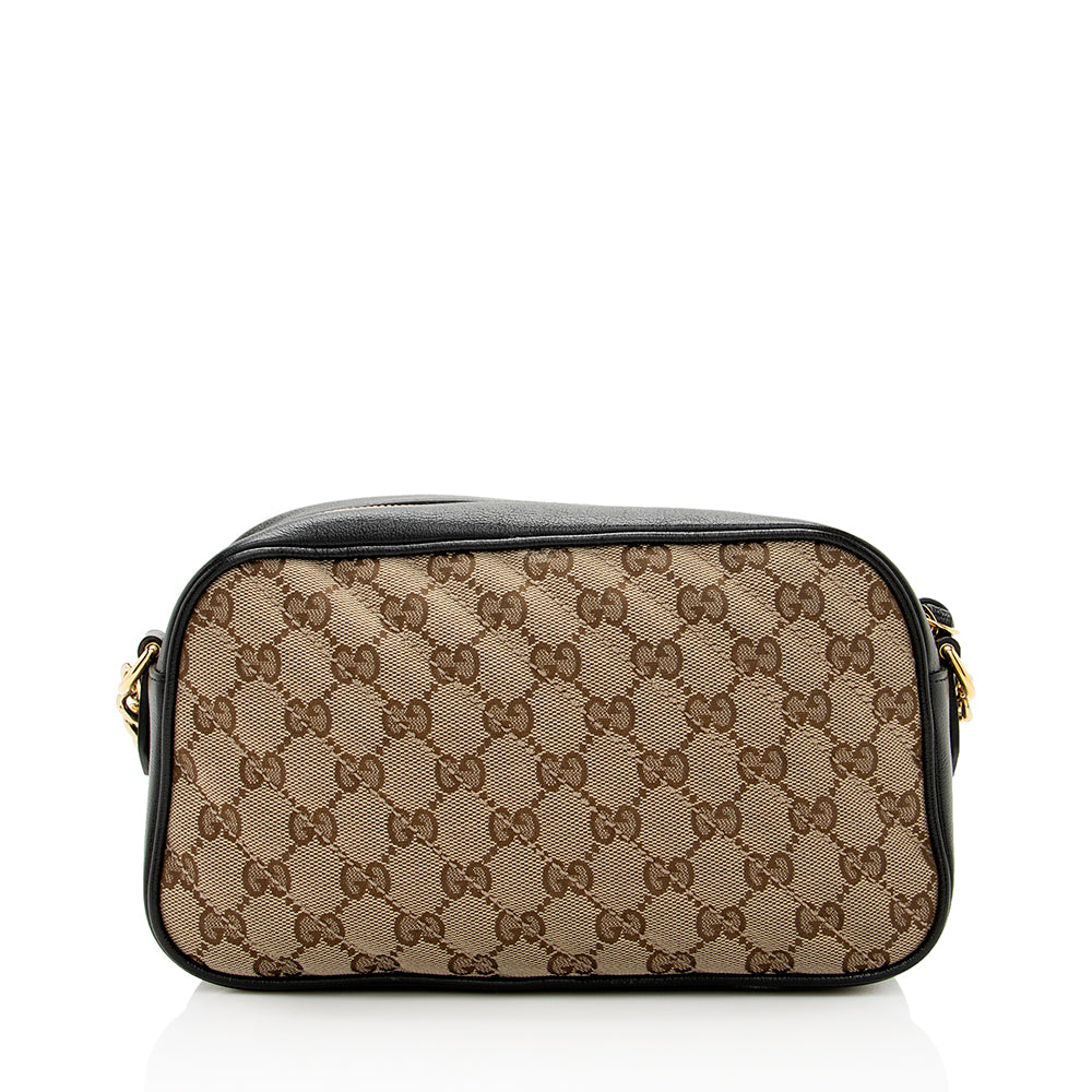 Gucci Gucci Canvas Gucci Marmont Small Shoulder Bag (SHF-18963)
