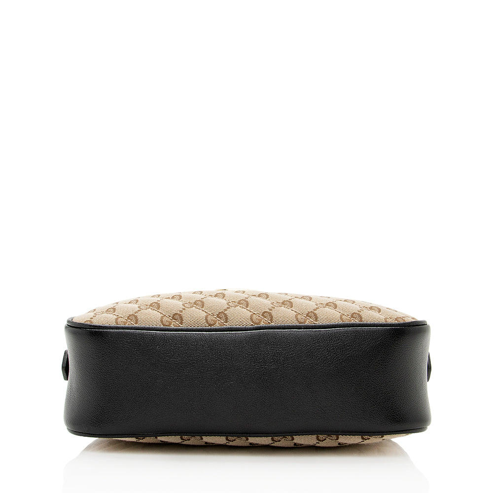 Gucci Gucci Canvas Gucci Marmont Small Shoulder Bag (SHF-18963)