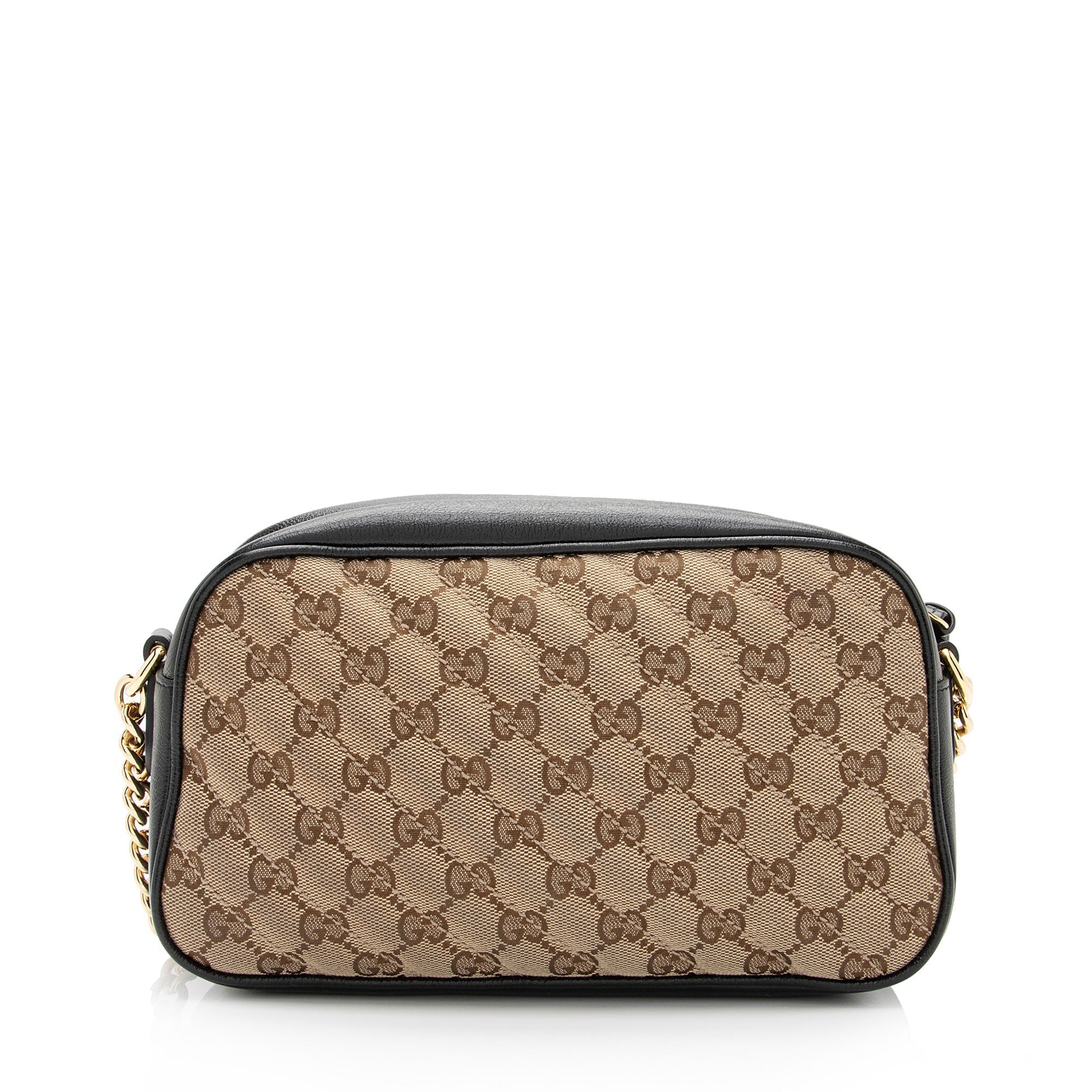 Gucci GG Canvas GG Marmont Small Shoulder Bag (SHF-JQX8ke)