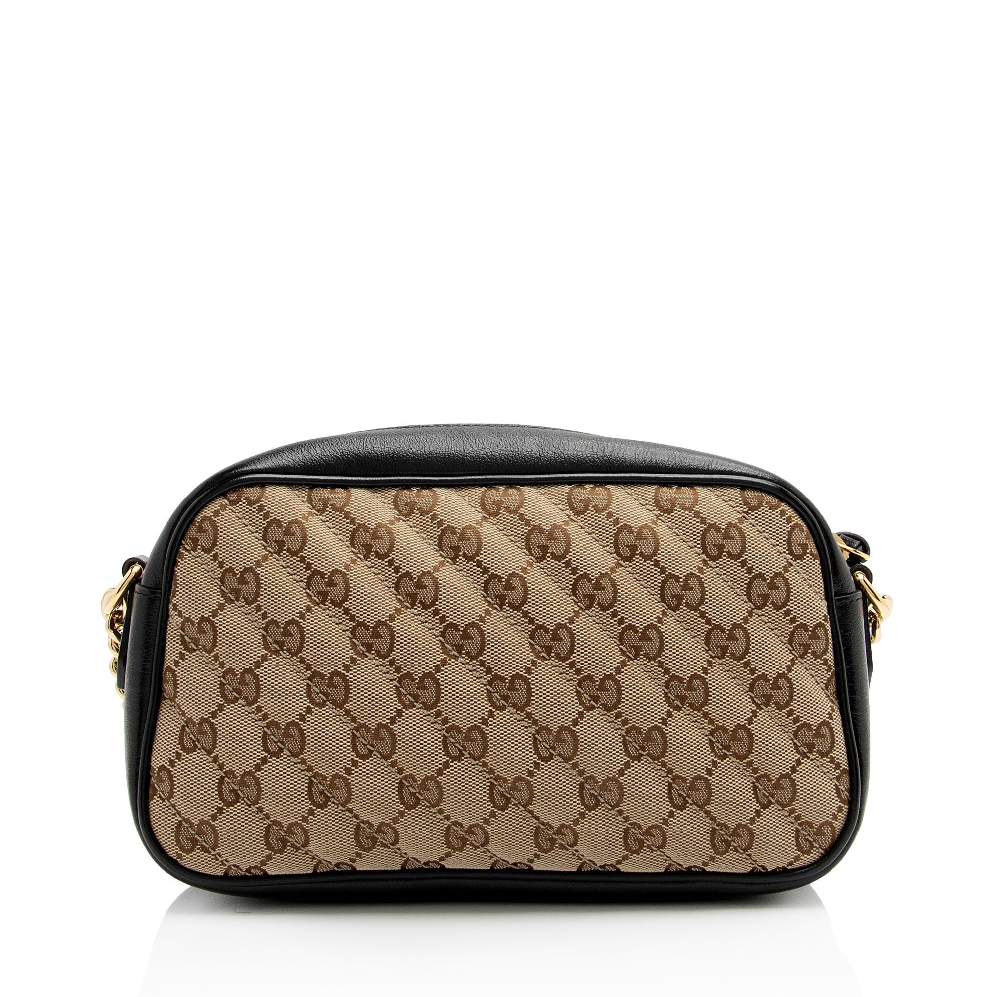 Gucci GG Canvas GG Marmont Small Shoulder Bag (SHF-OkDG16)