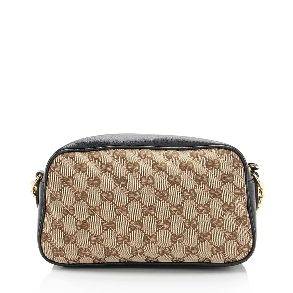 Gucci GG Canvas GG Marmont Small Shoulder Bag (SHF-vFaifH)