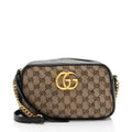 Gucci GG Canvas GG Marmont Small Shoulder Bag (SHF-b59UzC)