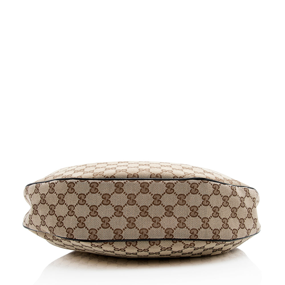 Gucci Gucci Canvas Glam Hobo (SHF-20542)