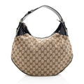 Gucci Gucci Canvas Glam Hobo (SHF-20542)