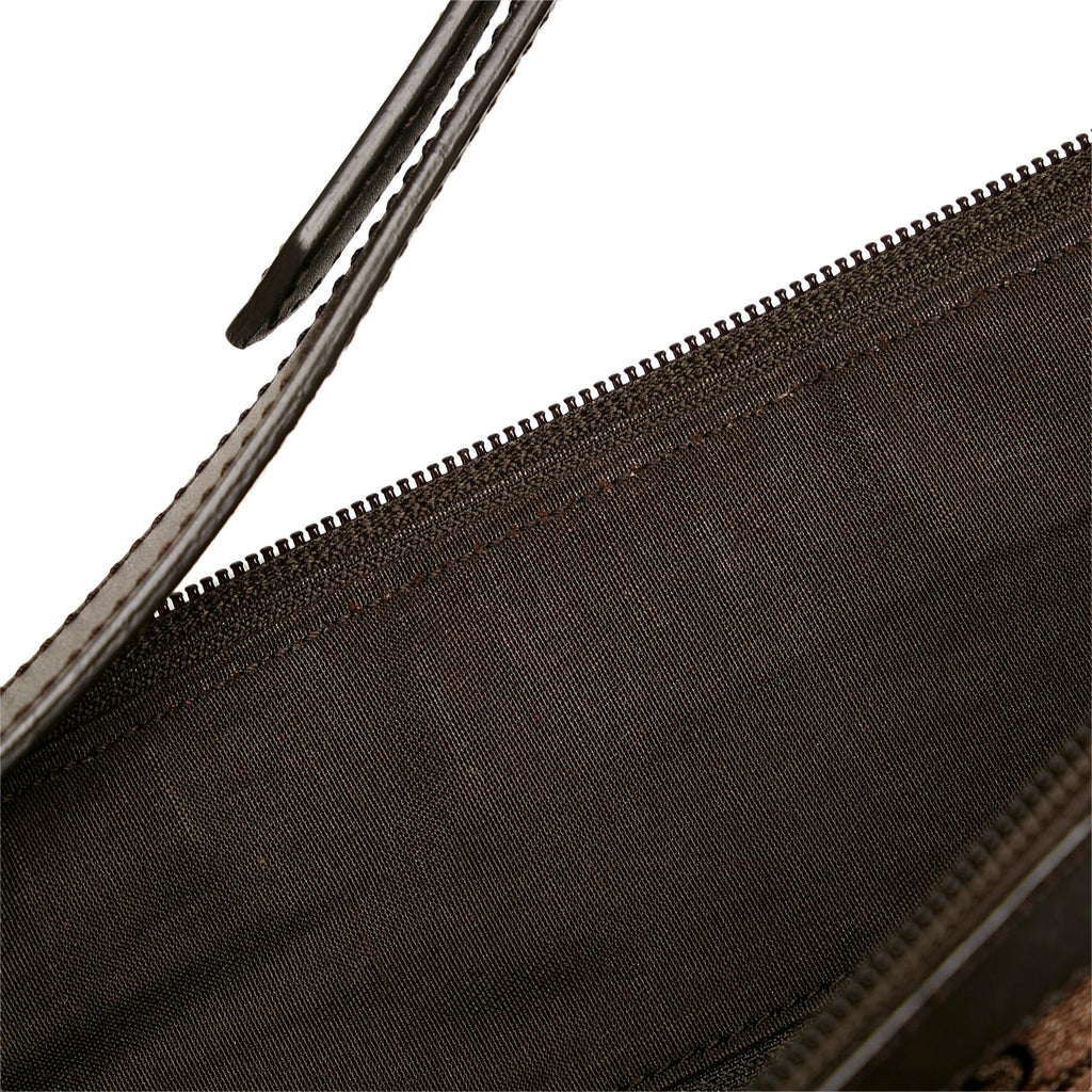 Gucci GG Canvas Half Moon Crossbody (SHG-37361)