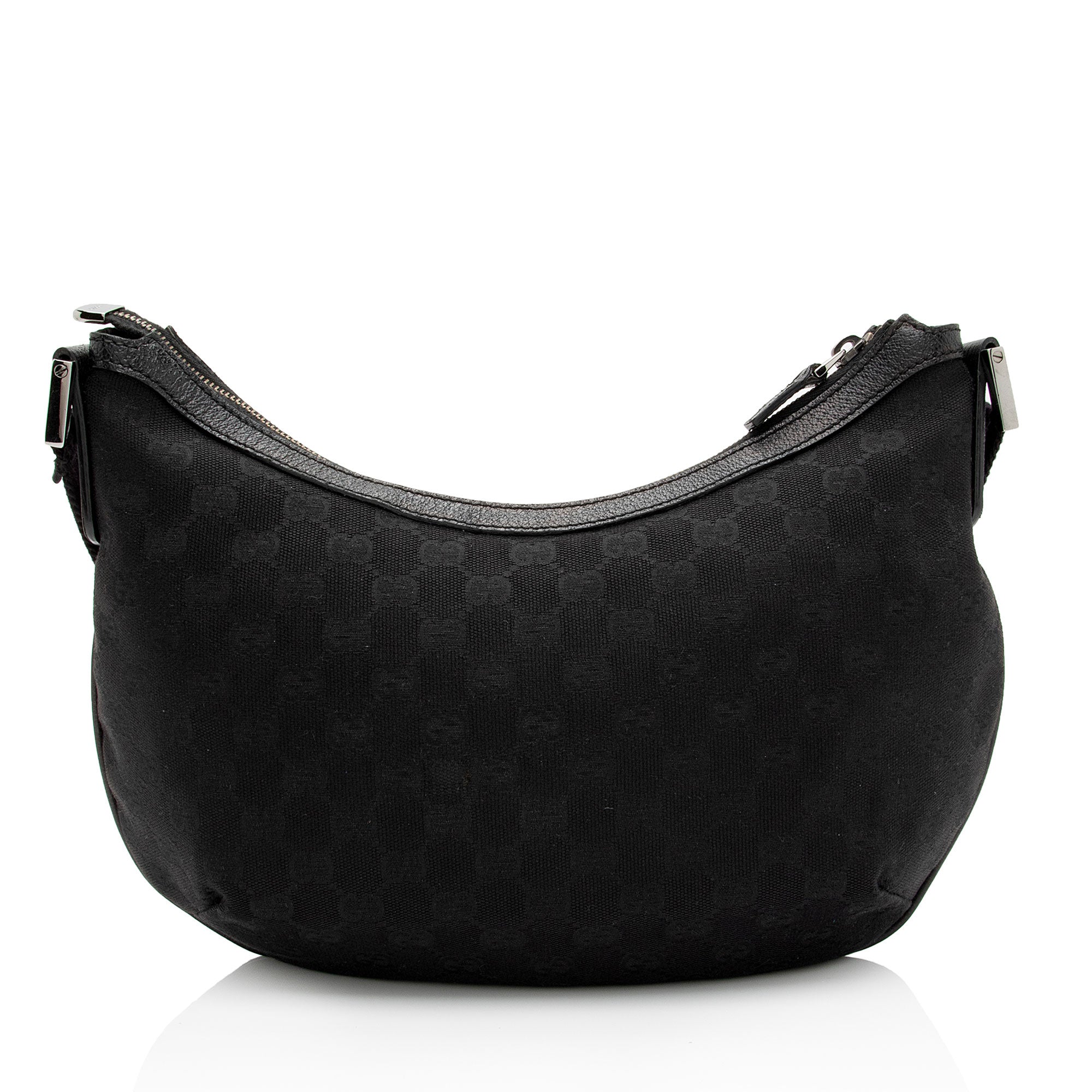 Gucci GG Canvas Half Moon Medium Messenger Bag (SHF-aTmqfv)