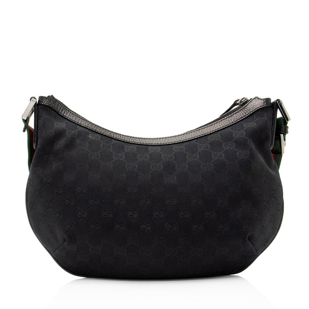 Gucci GG Canvas Half Moon Medium MessLBger