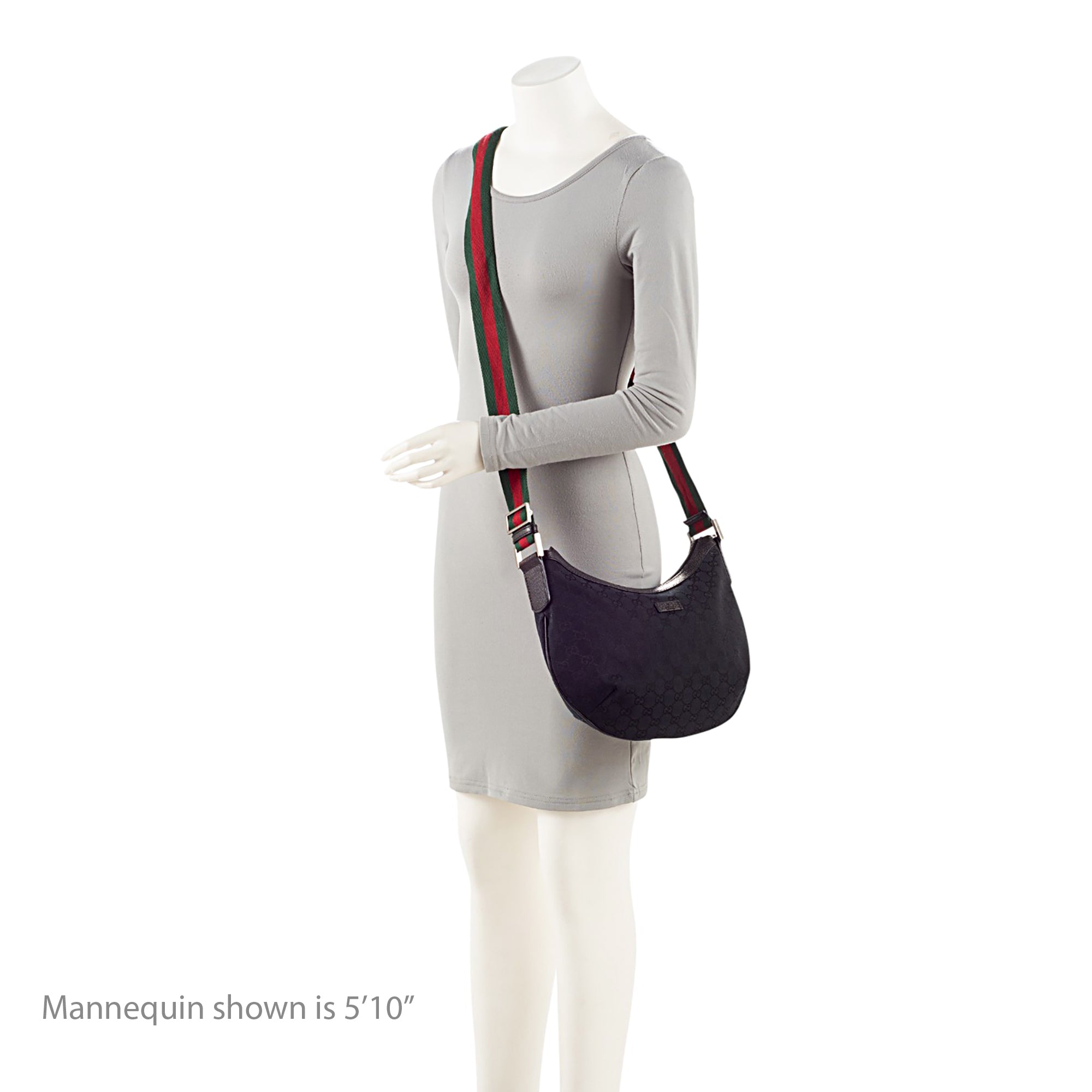 Gucci GG Canvas Half Moon Medium MessLBger