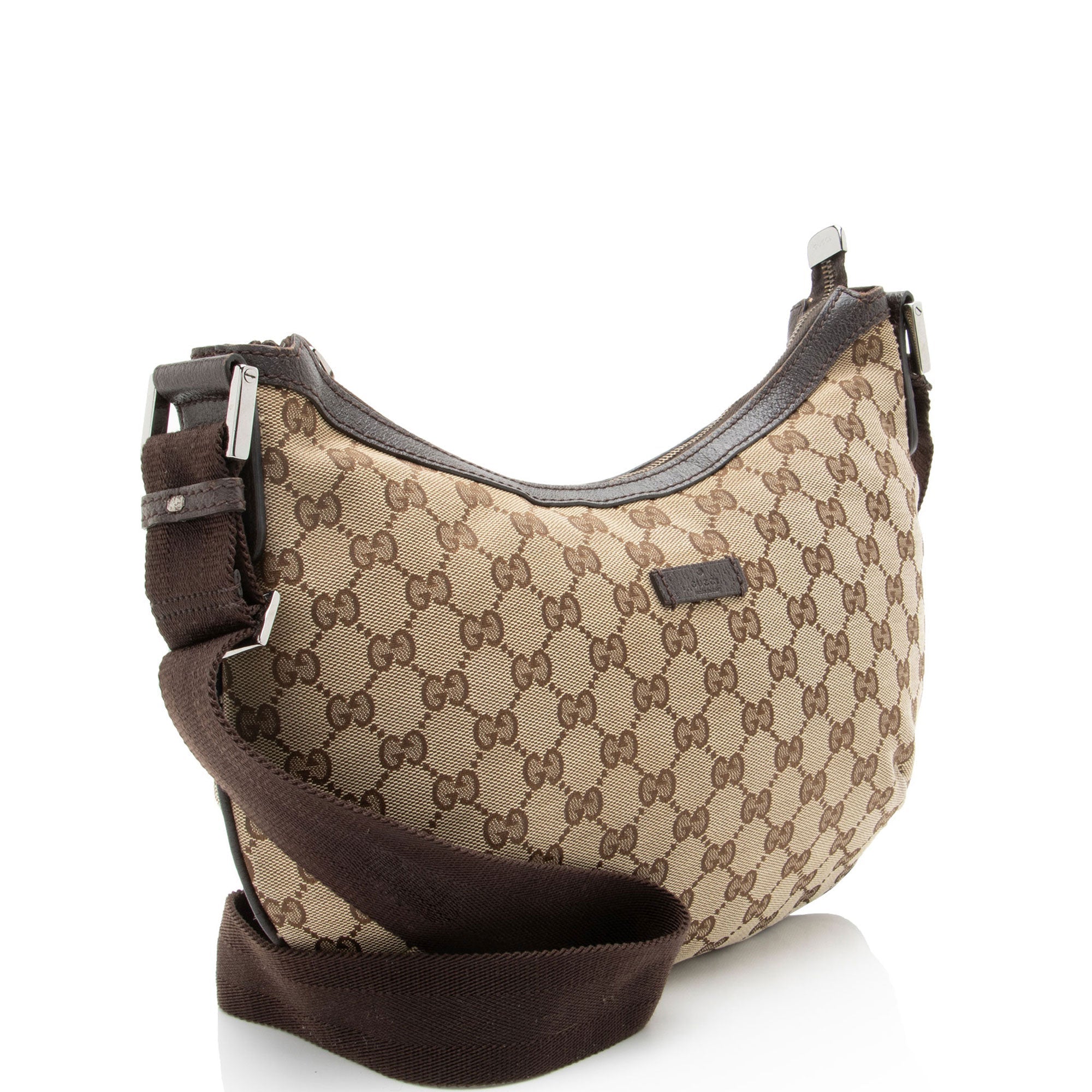 Gucci GG Canvas Half Moon Medium MessLBger
