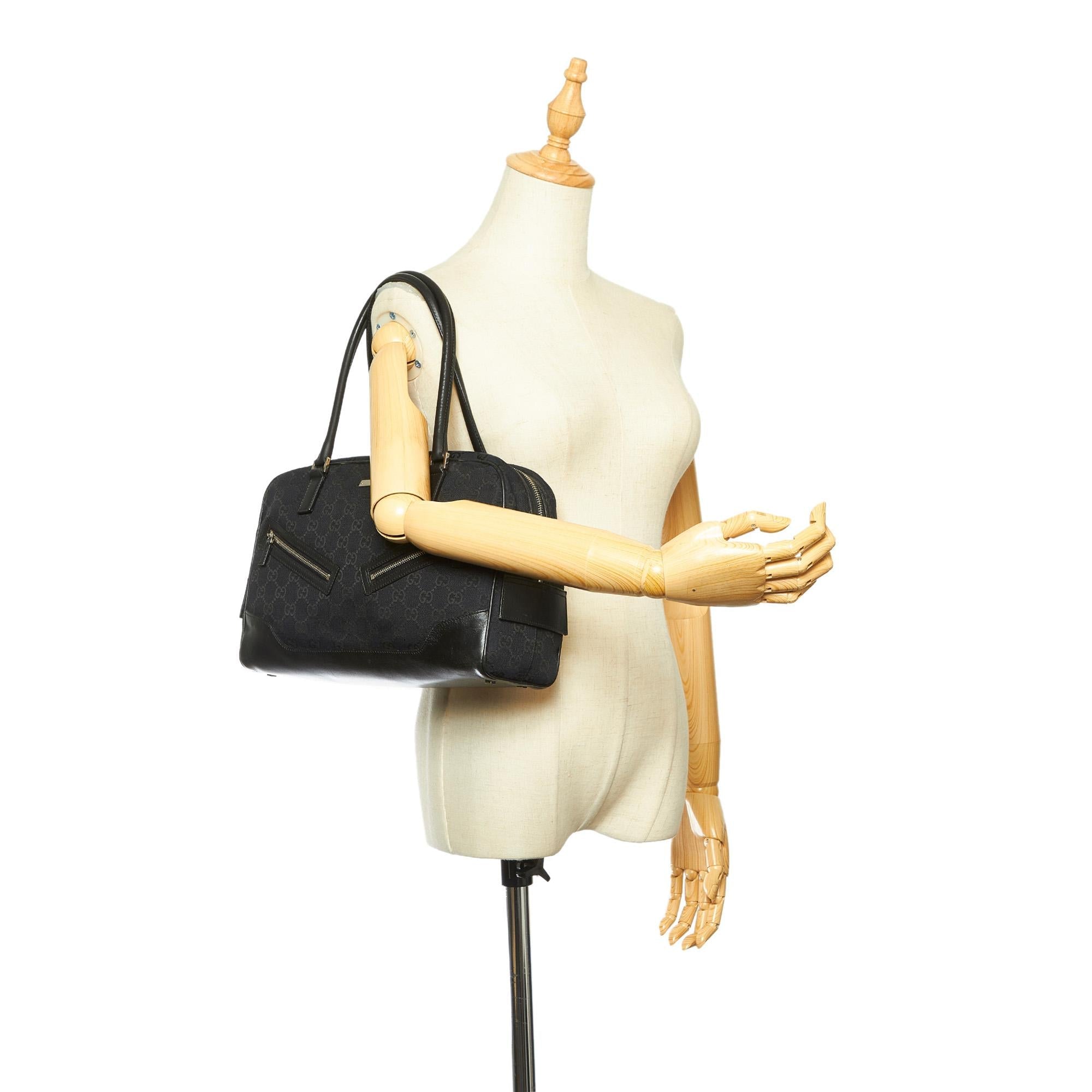 Gucci Gucci Canvas Handbag (SHG-17507)